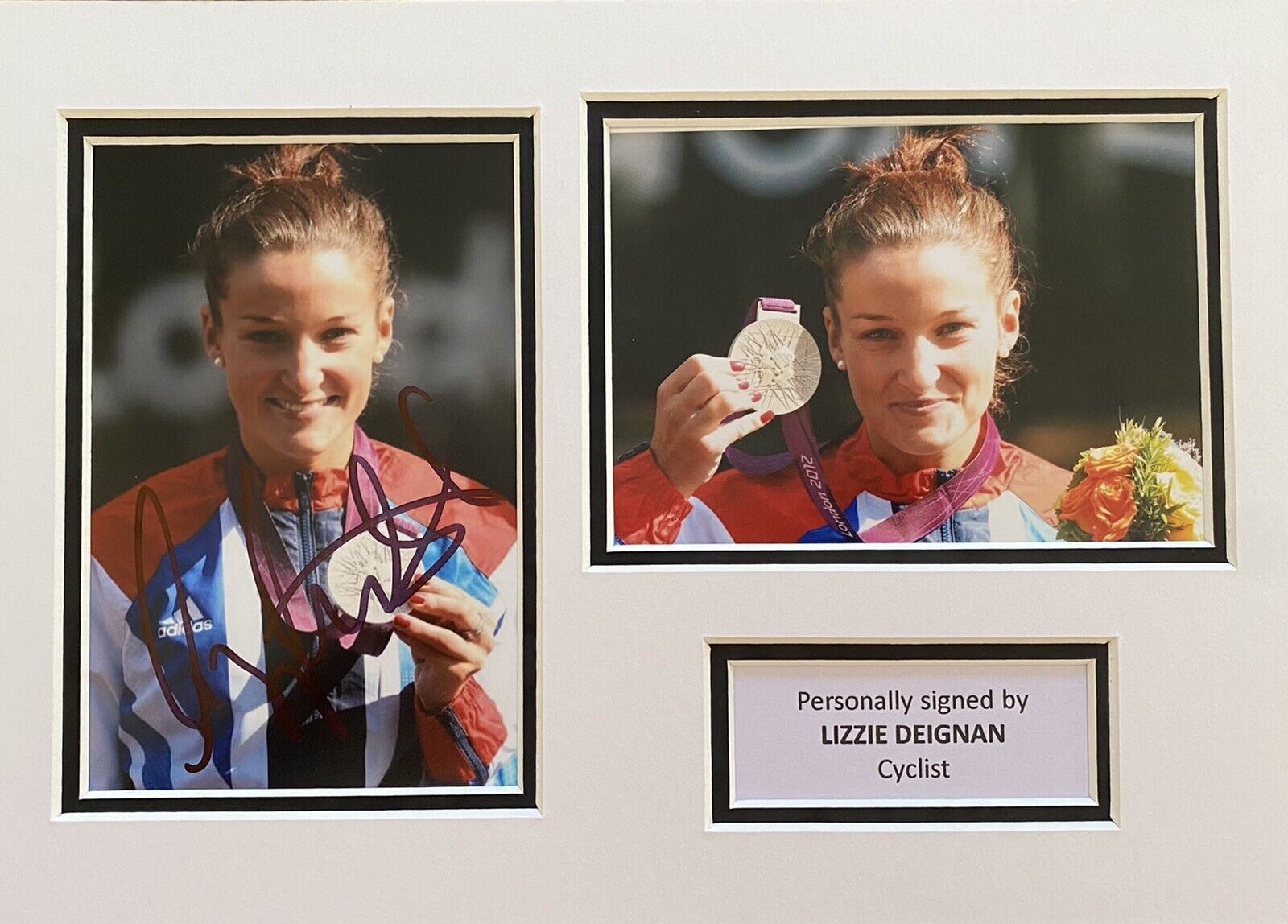 Lizzie Diegnan Hand Signed Olympics Photo Poster painting In A4 Mount Display - Team GB 2