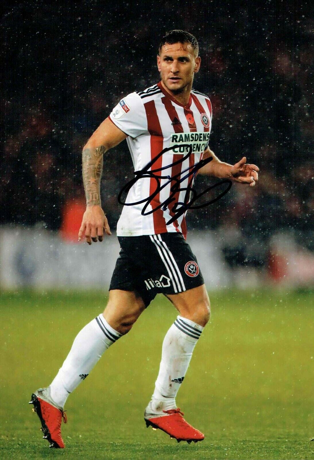 Billy SHARP Sheffield United Signed Autograph 12x8 Photo Poster painting 7 AFTAL COA Sheff Utd