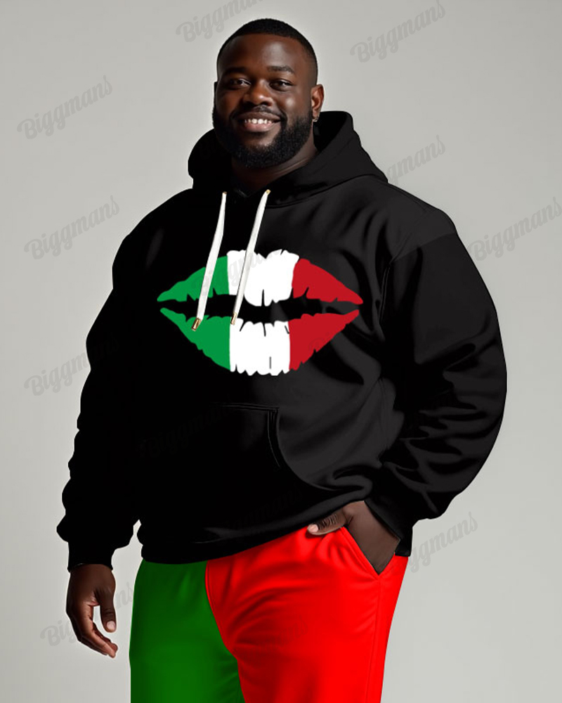 Couples Fashion Love Independent Pattern Printed Hoodie Set With You