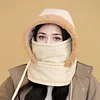 💯Chapeau thermique &eacute;paissi doubl&eacute; en peluche avec masque facial pour hommes et femmes