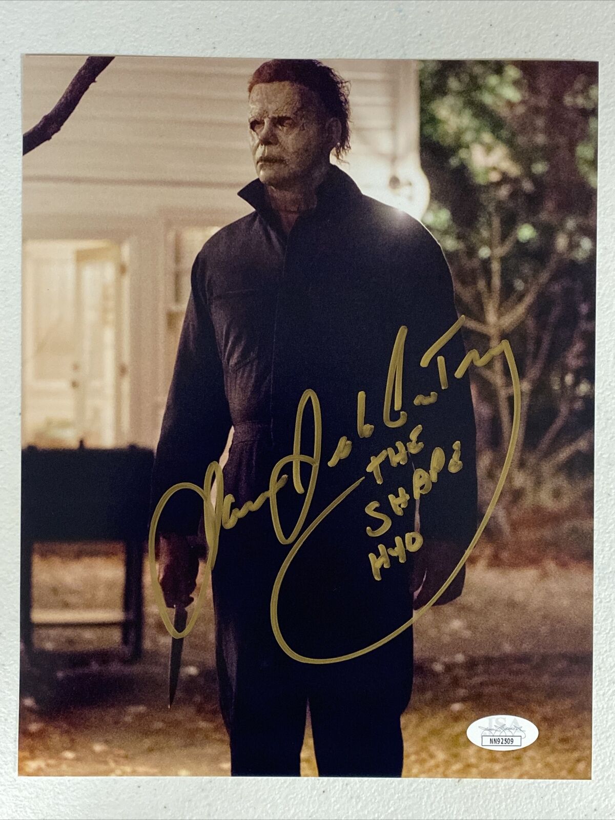 MICHAEL MYERS JAMES JUDE COURTNEY SIGNED AUTOGRAPHED Photo Poster painting 3 PROOF JSA COA