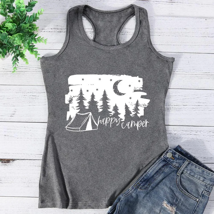 Happy camper Vest Tank Top-0026152