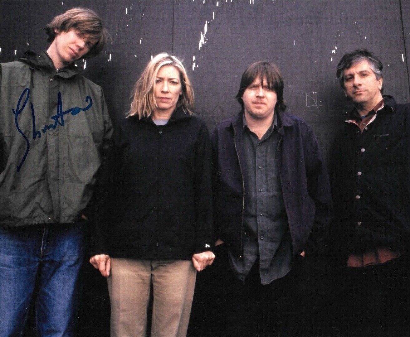 * THURSTON MOORE * signed 8x10 Photo Poster painting * SONIC YOUTH * 8