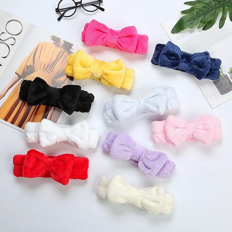Casual Cute Unisex Bow Knot Leopard Spa Headband