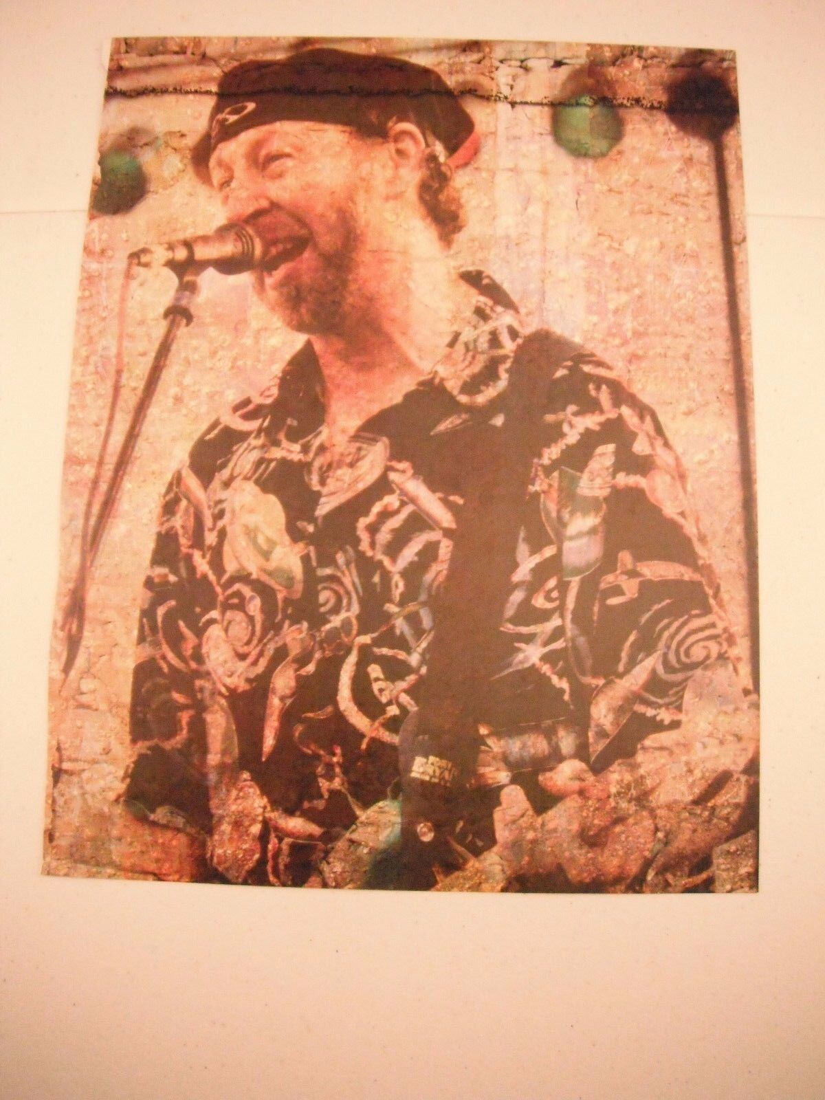 Richard Thompson Guitarist 12x9 Coffee Table Book Photo Poster painting Page