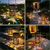 Colorful Butterfly Solar Lanterns Outdoor Waterproof Gift for Moms Women Mother Grandma Hanging Solar Lights for Yard Patio Porch Balcony Garden Decor