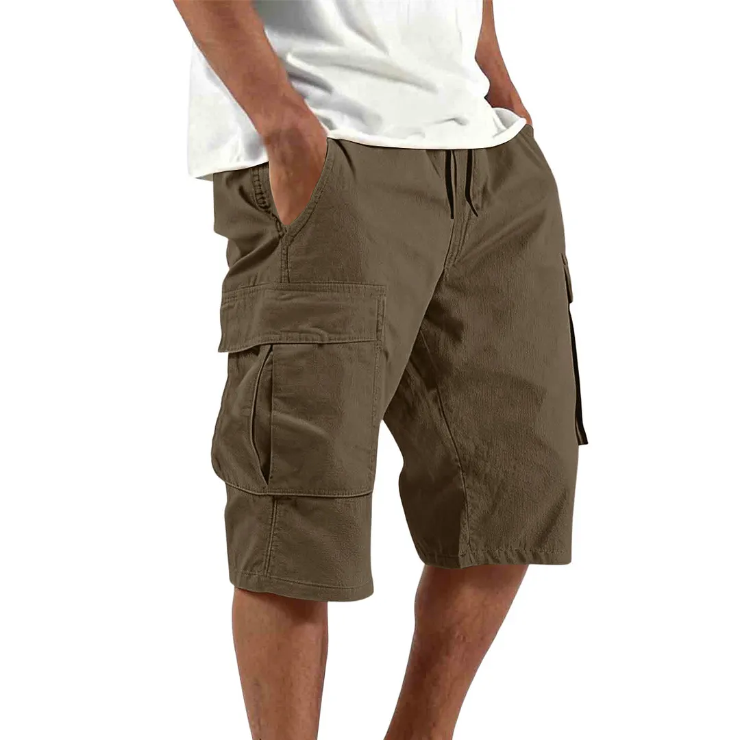 Men's Cargo Shorts With Multiple Pockets-INSPIREUSE