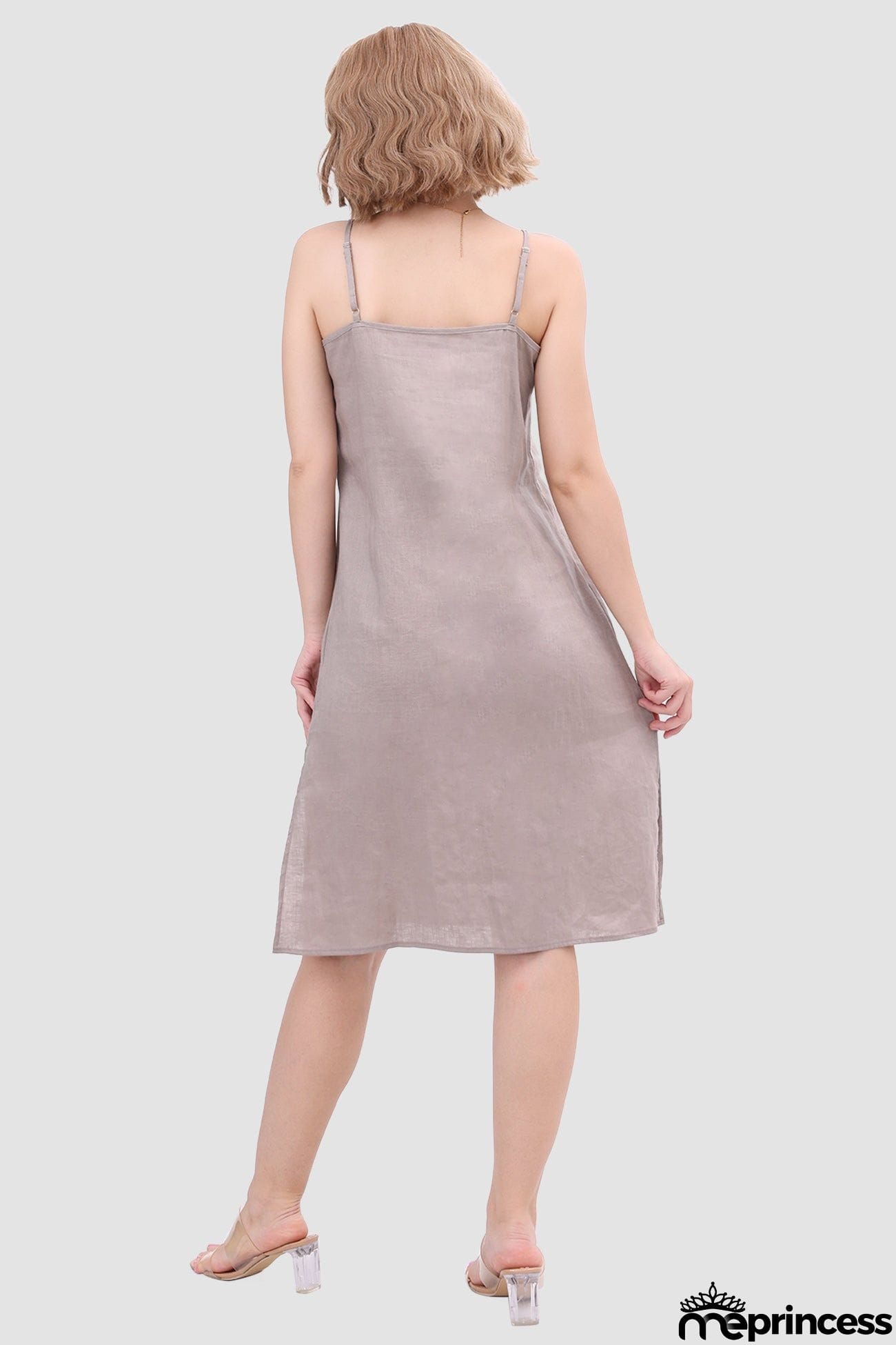 Daisy Linen Slip Dress