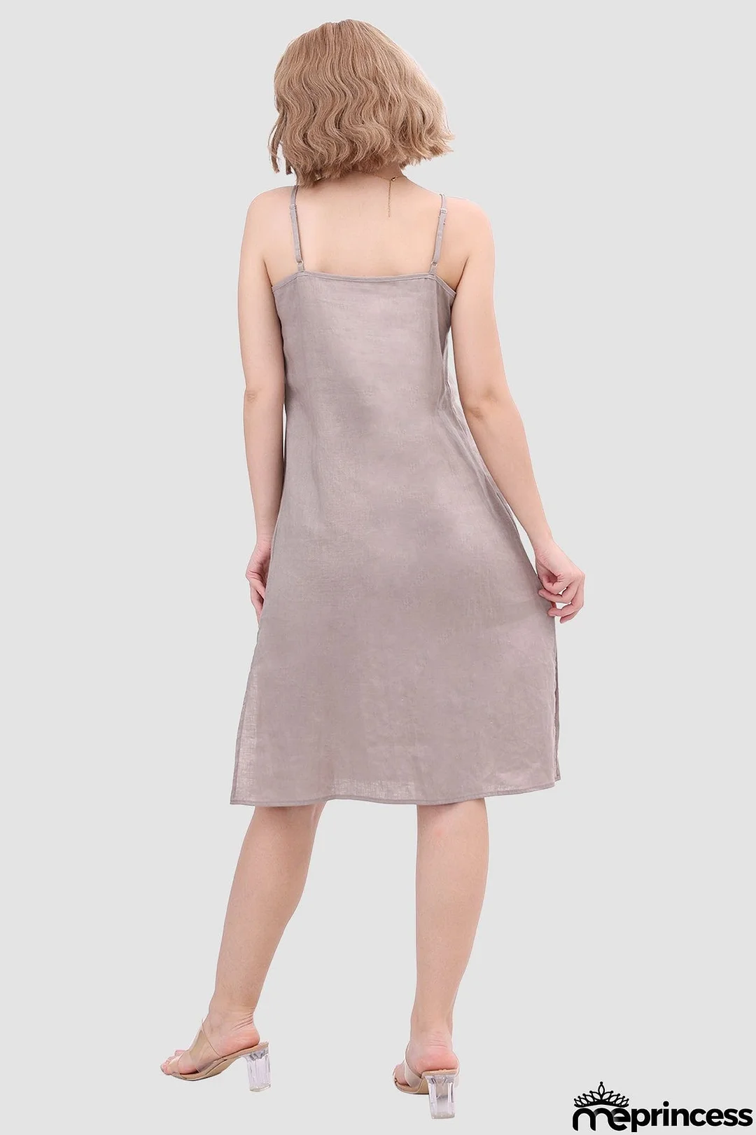 Daisy Linen Slip Dress