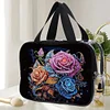 DIY Blume Diamant Kunst Strass Make-up Tasche Transparent PVC Aufbewahrungspack Geschenk