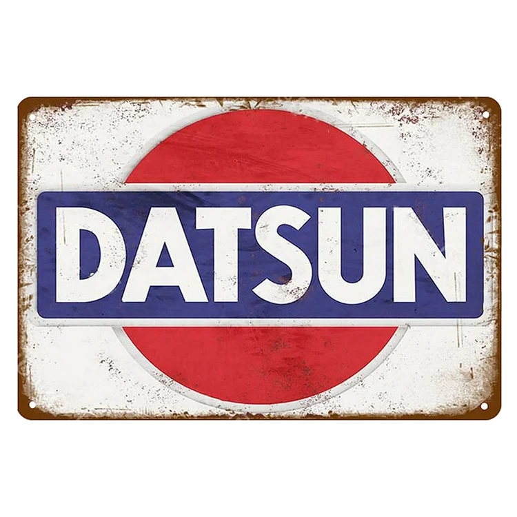 Datsun - Vintage Tin Signs/Wooden Signs - 7.9x11.8in & 11.8x15.7in