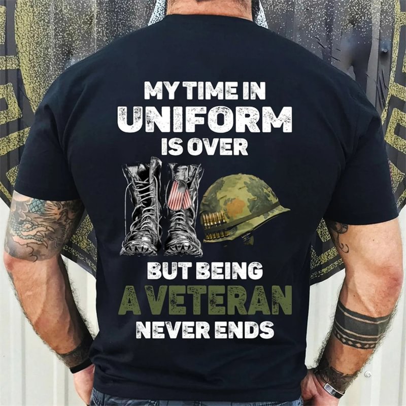 Men's Uniform Print T-Shirt