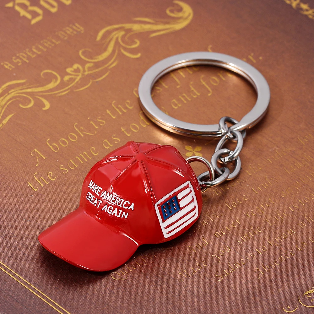 🦅"Make America Great Again"🗽 - Red Hat Keychain - tree - Codlins