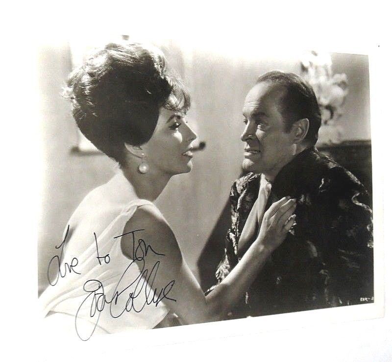 JOAN COLLINS Autographed 8x10 Photo Poster painting ACTRESS Road To HONG KONG Bob HOPE '62 PC771