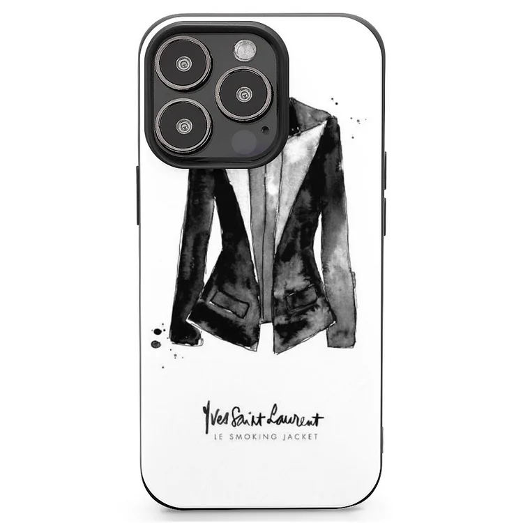 Smoking Jacket Mobile Phone Case Shell For IPhone 13 and iPhone14 Pro Max and IPhone 15 Plus Case - Heather Prints Shirts