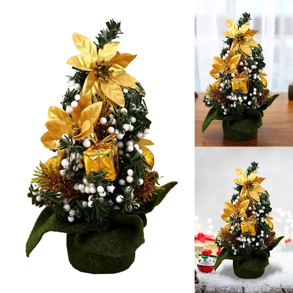 20cm Artificial Xmas Tree Great Gifts Tabletop Mini Tree Festival Party Supplies