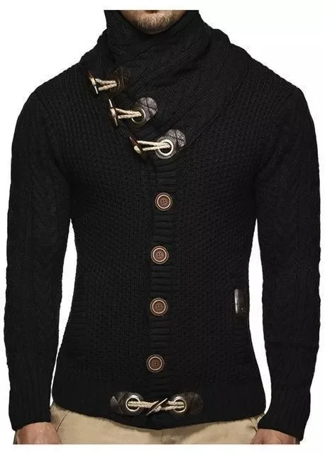 Men's Silk Mock Turtleneck – Elegant & Professional Knitwear main image 1