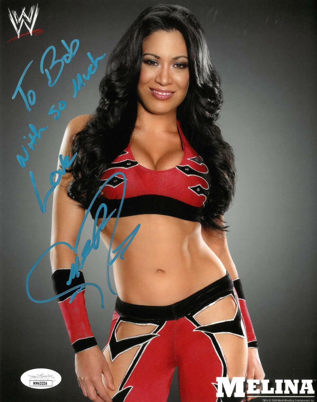 Melina Perez Signed Authentic Autographed 8x10 Photo Poster painting JSA #MM43334