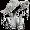 Elegant Lady - Crystal Rhinestone Diamond Painting