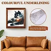 (US Only)Paint By Numbers Kit On Canvas DIY Oil Art Cat Picture Home Wall Decor40x40cm