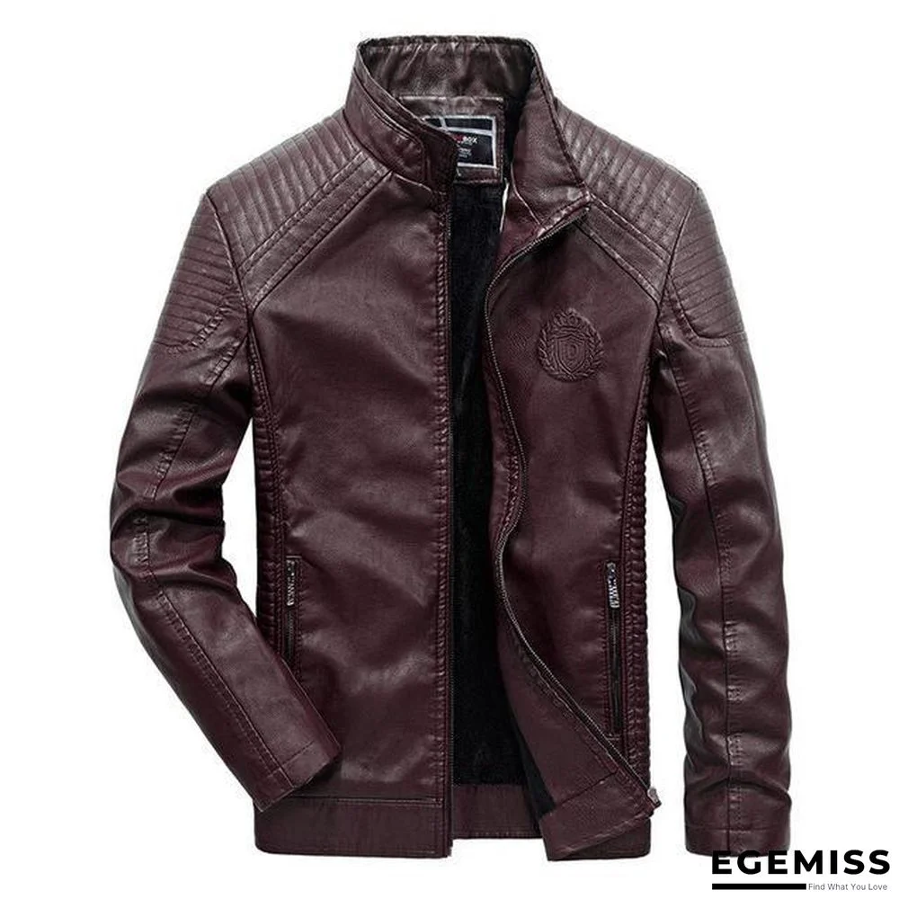 Men Leather Jackets Winter Jacket Classic Motorcycle Style Inside Thick Coats Leather Jacket | EGEMISS