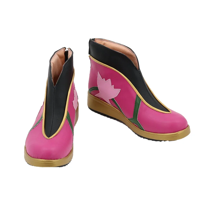 Dropkick On My Devil! Jiang Jiang Zombie Pink Cosplay Shoes