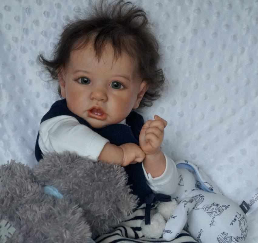 20'' Look Real Reborn Baby Doll Girl Open Mouth Valerie, Birthday Present 2022 -Creativegiftss® - [product_tag] Creativegiftss.com