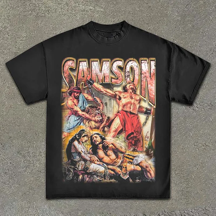 “Samson” Printed T-Shirt