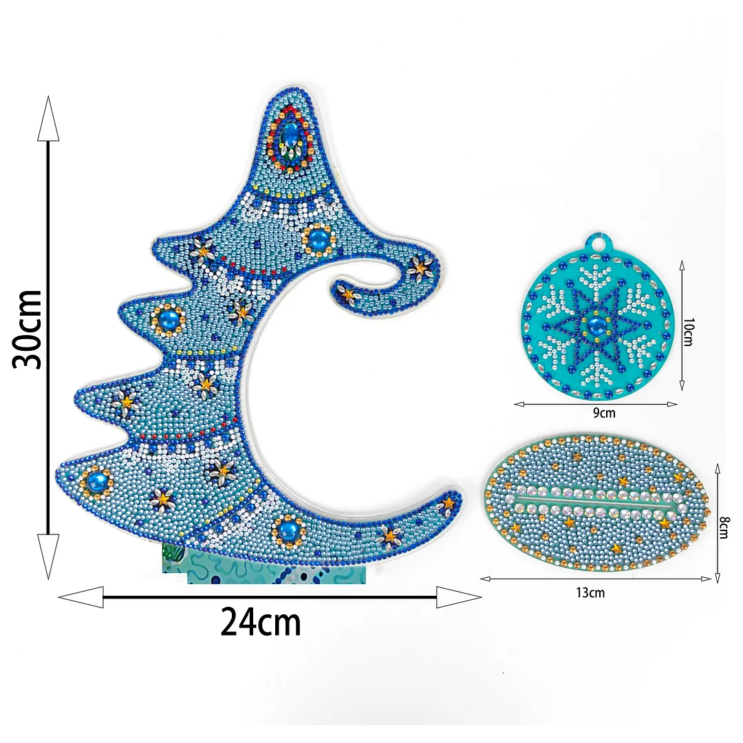 DIY Diamond Painting Christmas Tree Crystal Art Ornaments