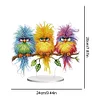 Double Sided Effect DIY Special Shaped Quirky Bird Desktop Diamond Art Kits