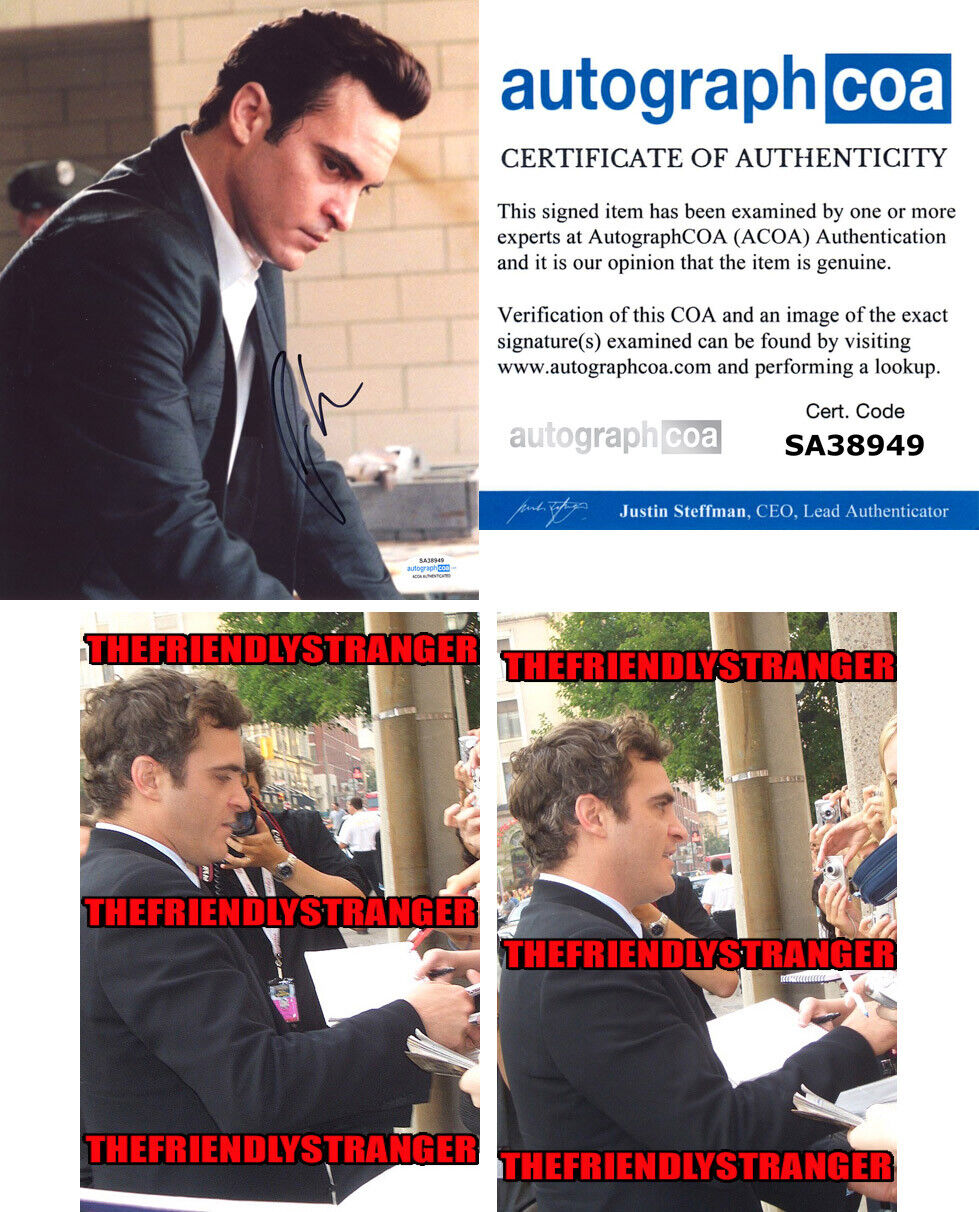 JOAQUIN PHOENIX signed Autographed WALK THE LINE