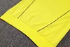 Joyfball 2024/2025 Flamenco Long Zipped Jacket Yellow Soccer Jersey 1:1 Thai Quality 