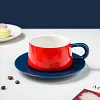 Klein Blue Coffee Cup And Saucer Set Light Luxury Ceramic Cup