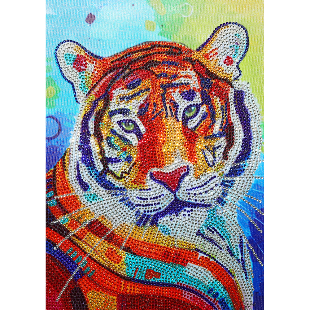 

Tiger - Special Shaped Diamond Painting - 30*40CM, 501 Original