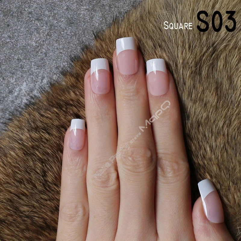 French gradient stiletto Natural nails coffin Nude medium short Square fake nails red black oval False nails Ballerina-Nail Inspo