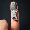 Mini Titanium Compact Bottle Opener & Cutter Small Bottle Opener Keychain Coin Knife for Packages Camping DIY & Everyday Carry Gear