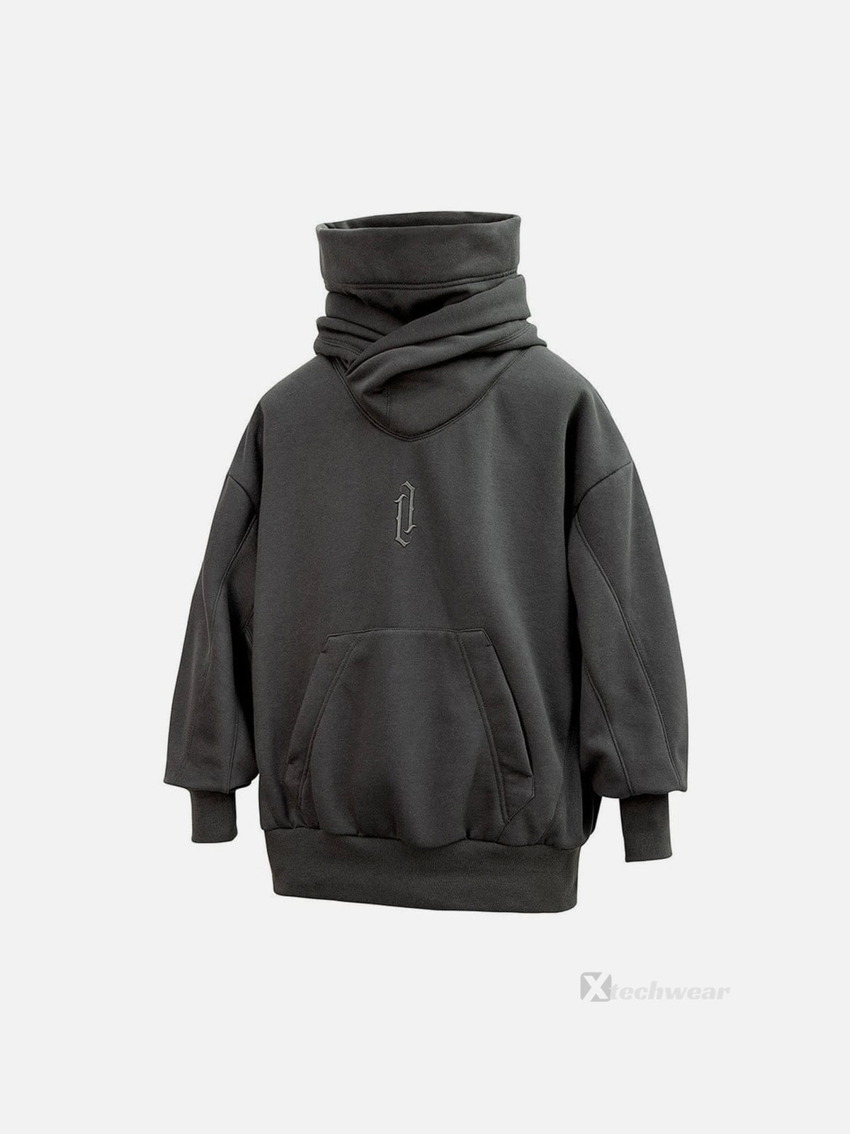 Neckline Oversized Hoodie JIYE HEAVY INDUSTRY techwear-x