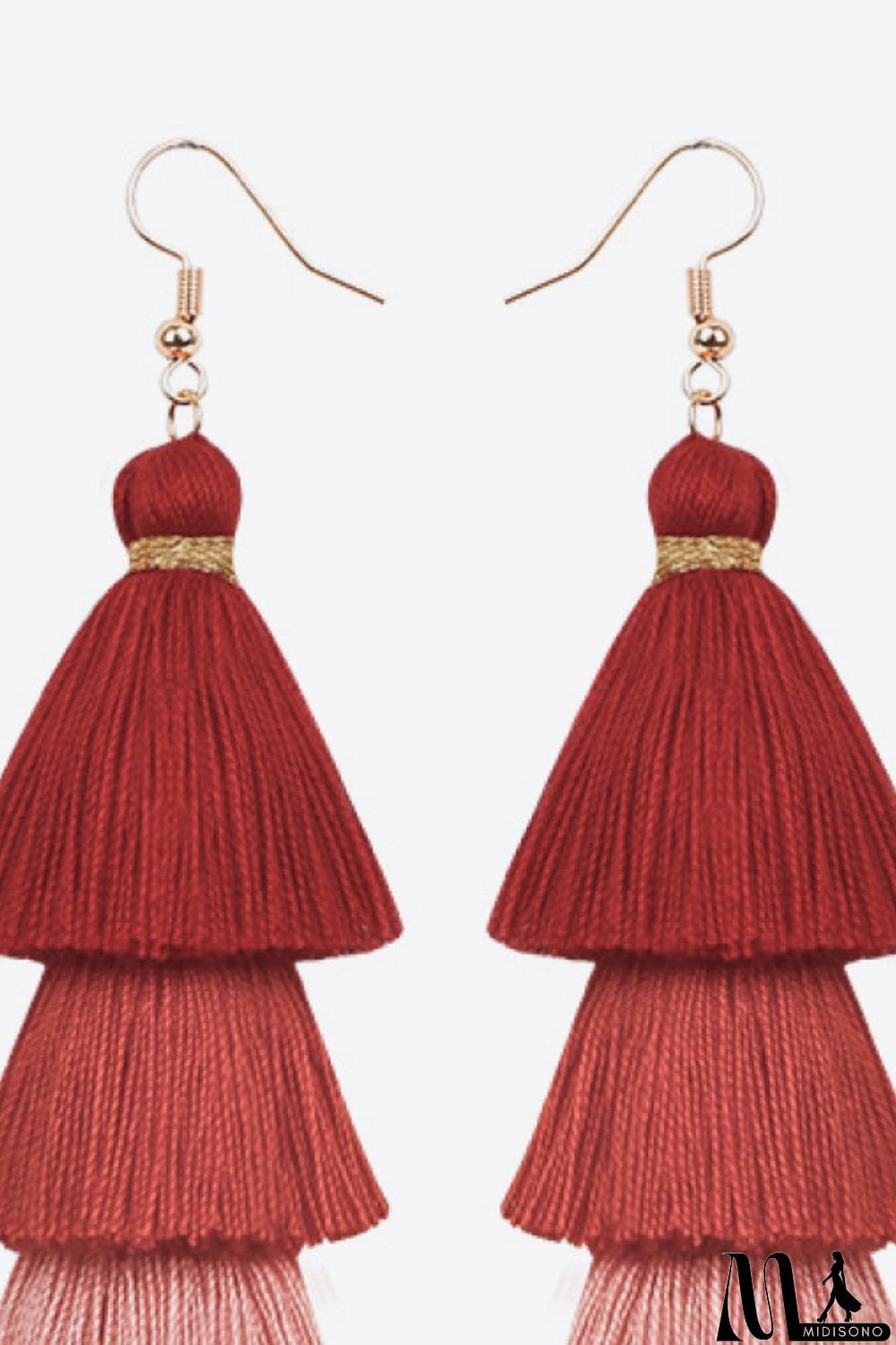 MidiSono - Layered Tassel Earrings