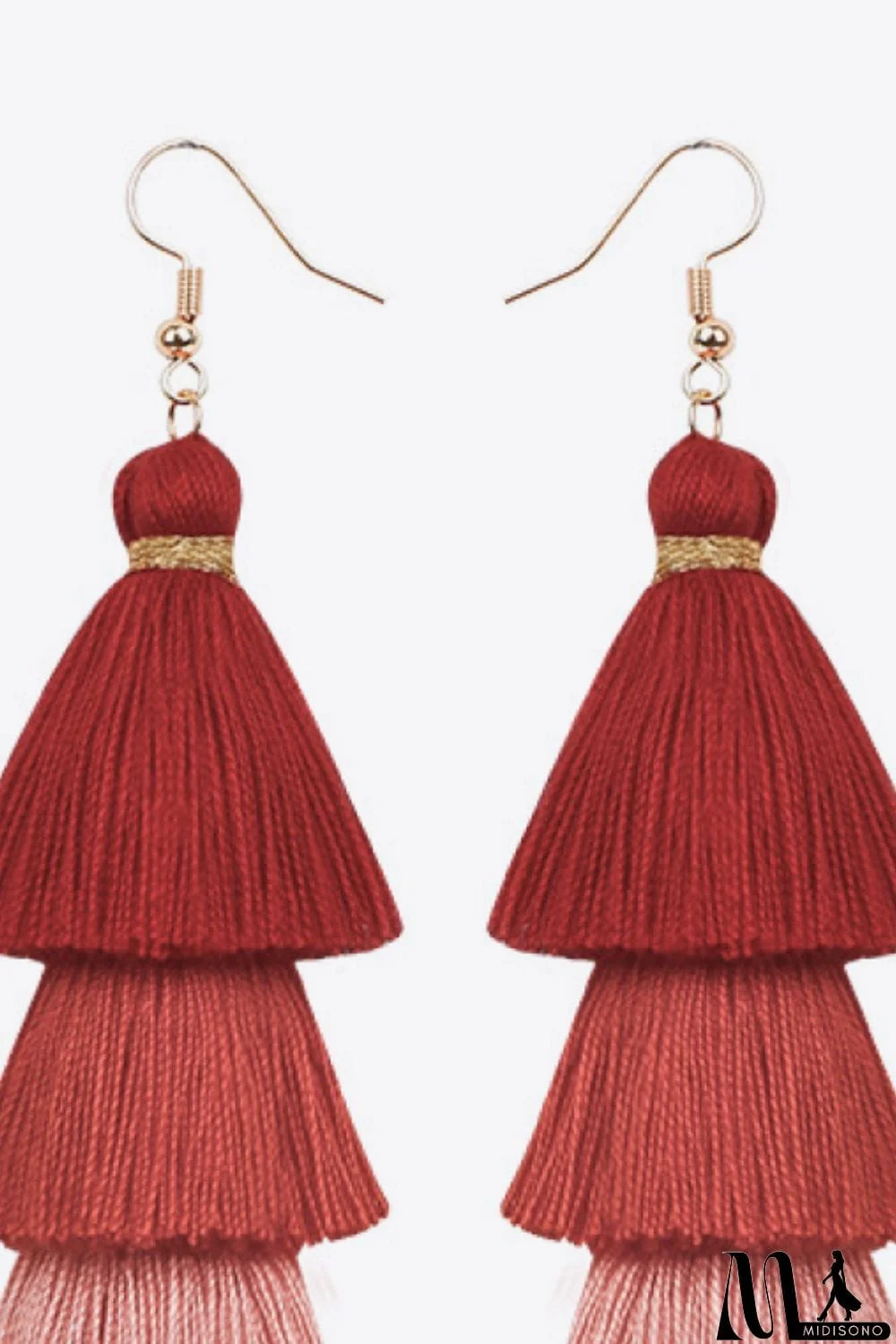 MidiSono - Layered Tassel Earrings