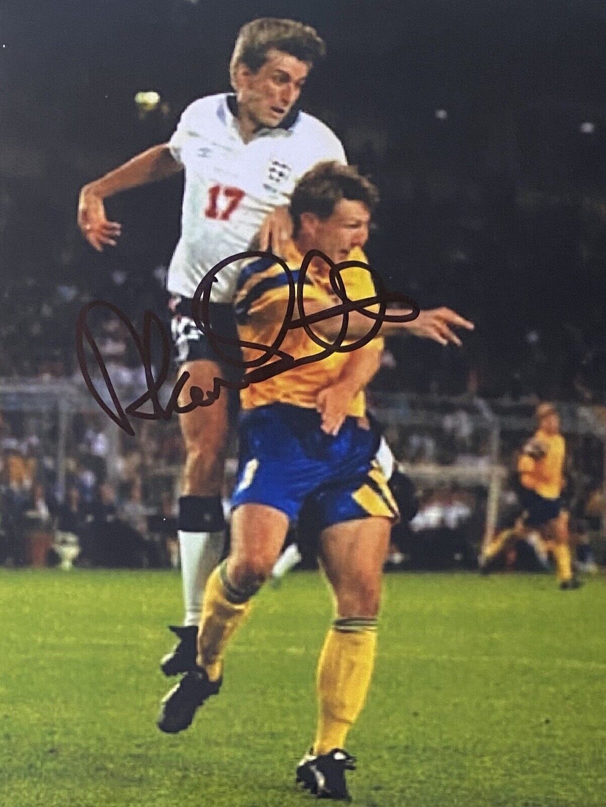 Alan Smith Genuine Hand Signed England 6X4 Photo Poster painting