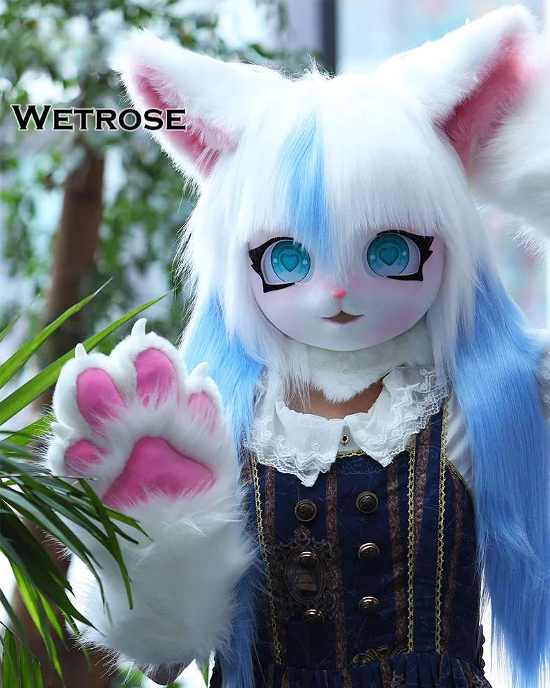 kigurumi kig系兽装 ケモノ ハンドメイド コスプレ Wetrose] In Stock Fursuit Kigurumi Headsets Furry Cosplay Costume