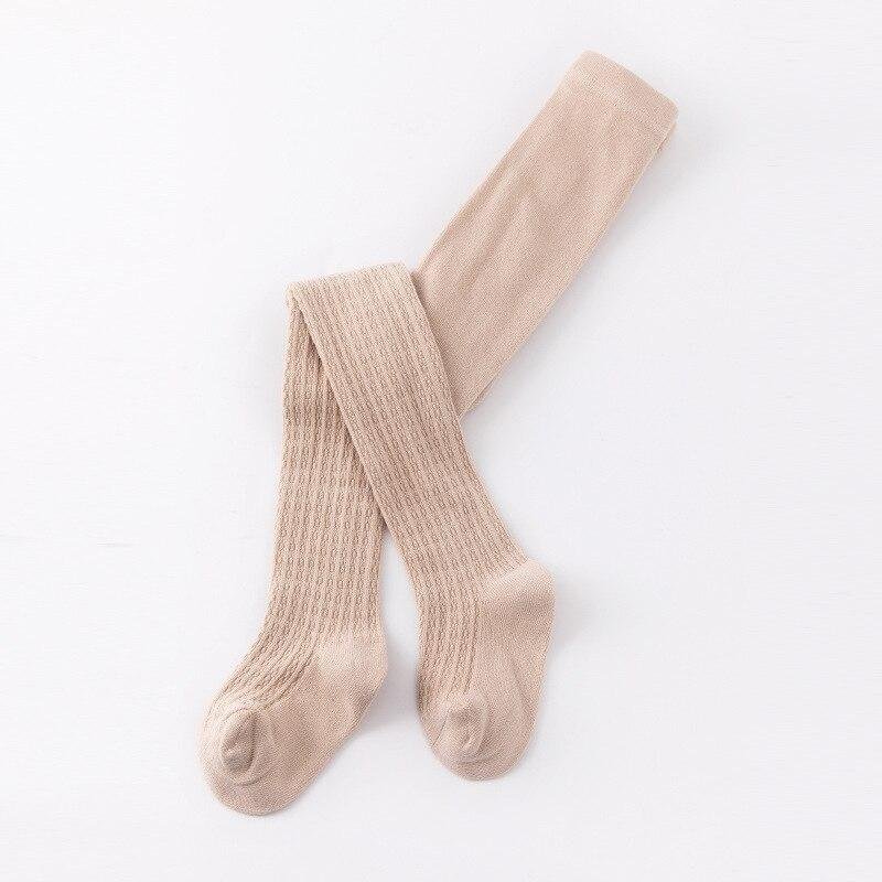 0 to 8 Years Autumn Solid Color Tights for Girls Combed Cotton Tights for Kids 6 Colors White Toddlers Pantyhose Baby Tights