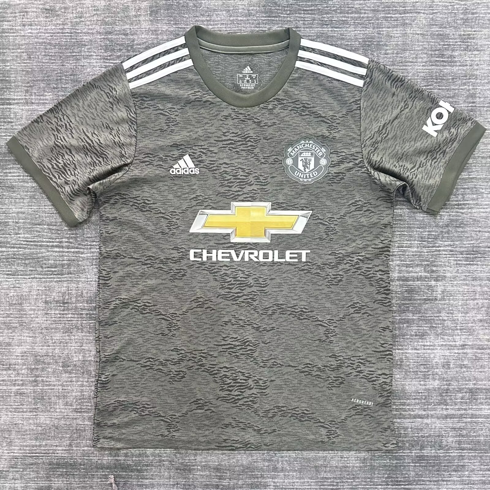Retro 2020-2021 Manchester United Away Football T-Shirt Thai Quality