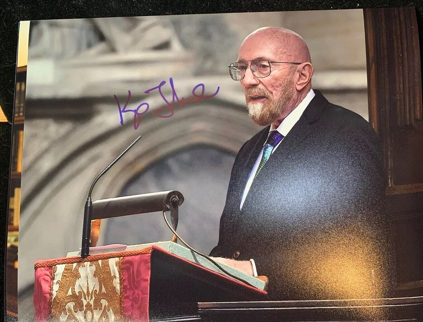 Kip Thorne 2017 Nobel Prize Physics Signed Autograph 8x10 Photo Poster painting Beckett COA D8