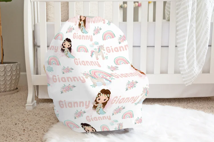 Personalized Baby Car Seat Canopy| Canopyl72