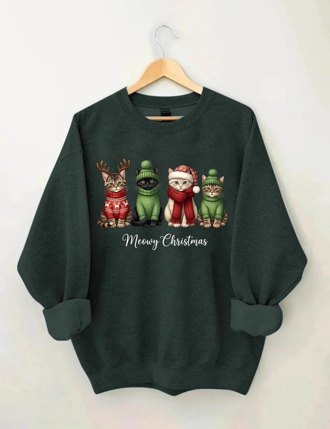 Meowy Christmas Sweatshirt