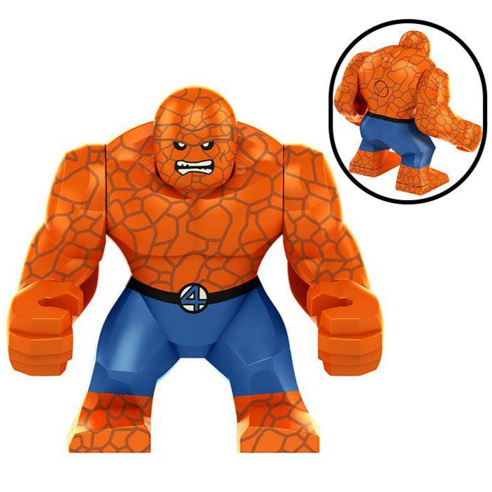 Thing (Fantastic Four) Custom Marvel Superhero Large Minifigure Minifigure Bricks monstertoys