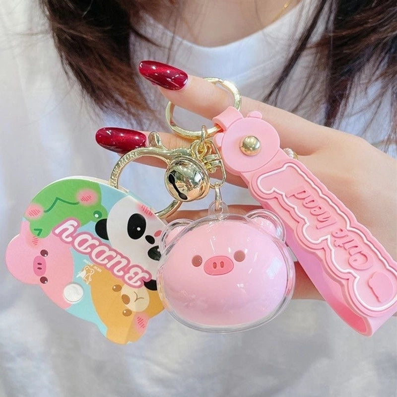 Cute Animal Arylic Women’s Bag Pendant Keychain