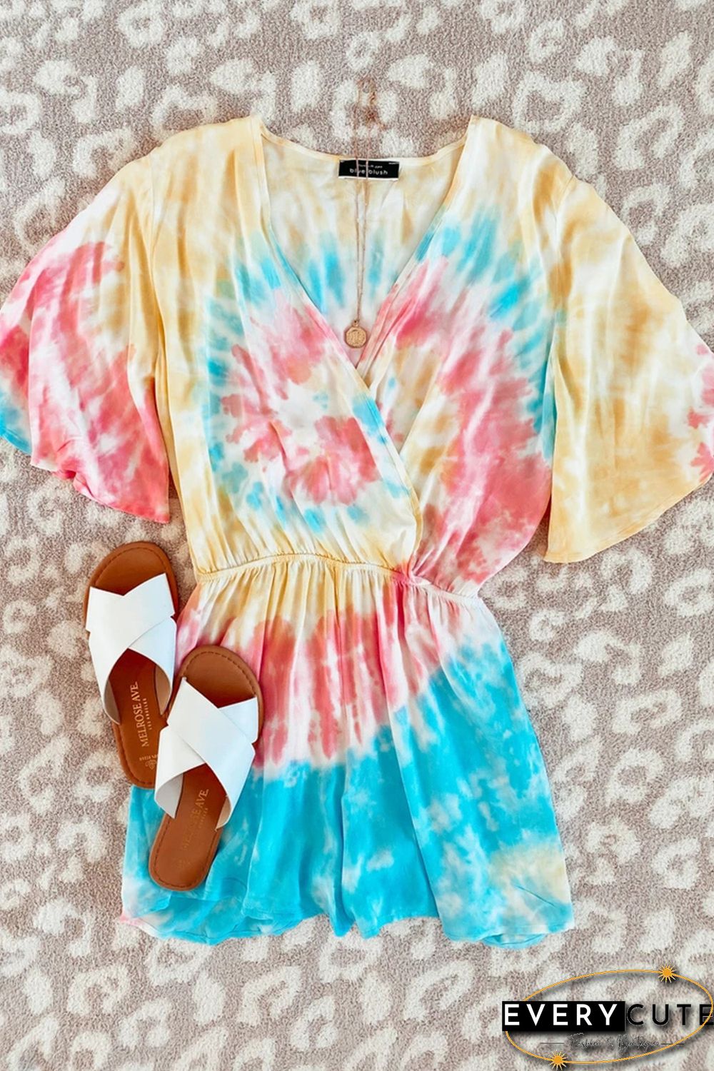 Soakin' Up The Sun Tie Dye Romper