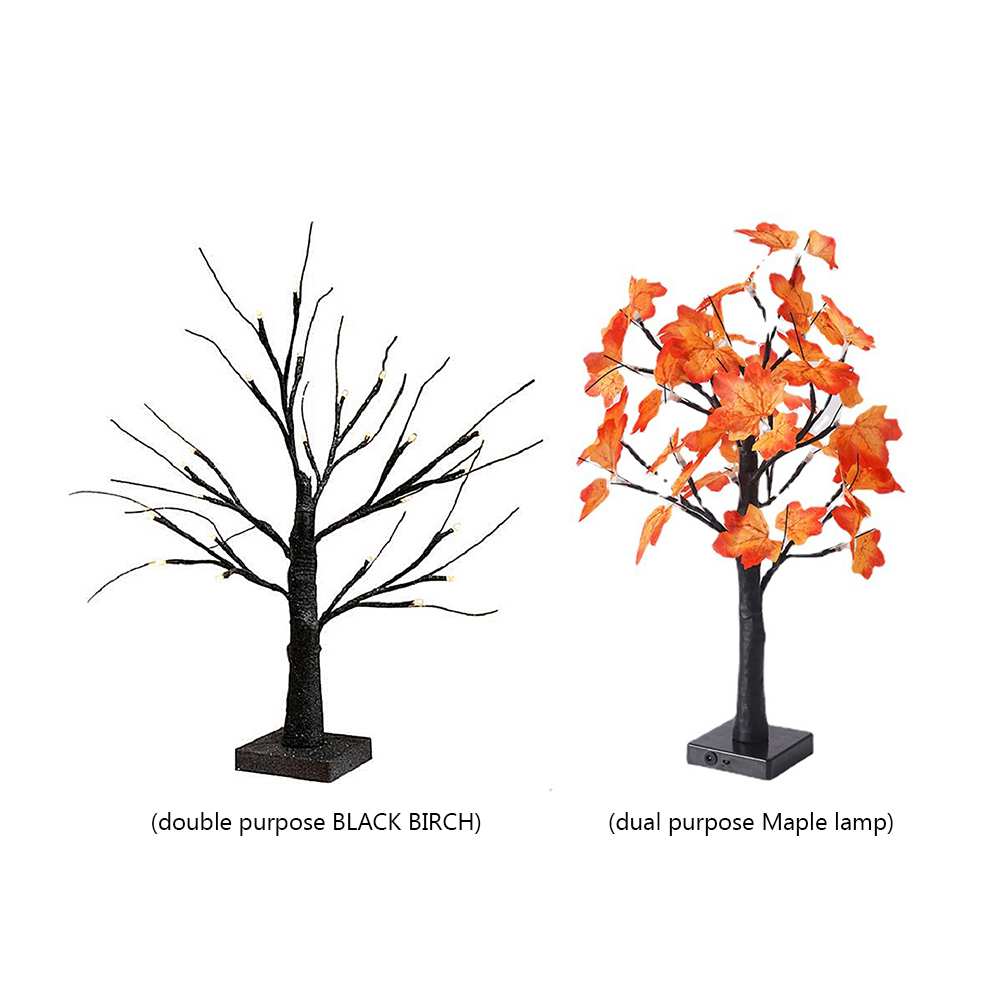 

LED Night Light Tree Fairy Light Home Decor Night Lamp USB Battery Operated, 501 Original